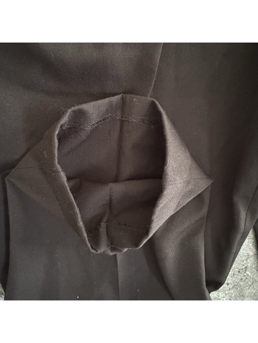 George 44x30 Mens Dress Pants Black Pleated Cuffed Trousers Business Casual - Picture 8 of 8